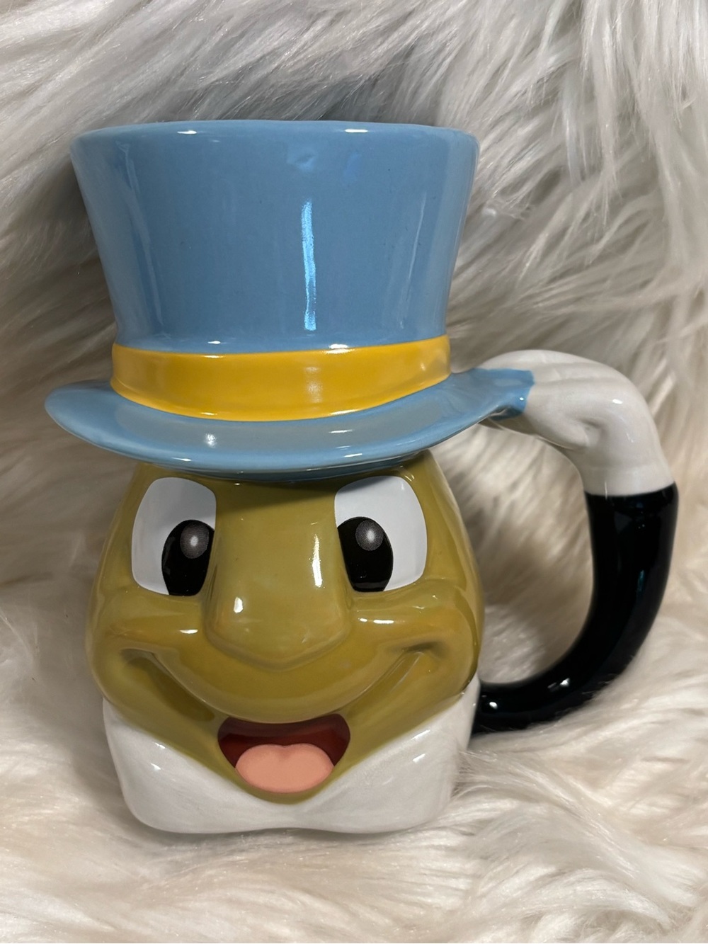 Disney Store Pinocchio's JIMINY CRICKET Sculpted Coffee Mug NEW